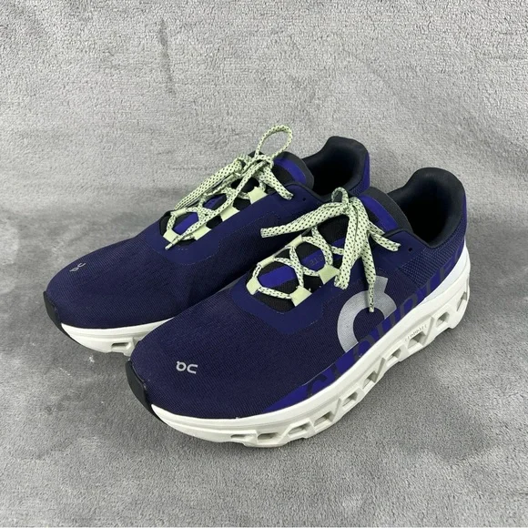 On Cloud Men's Cloudmonster Acai Aloe Sz 10.5 Purple Running Training Shoes EUC